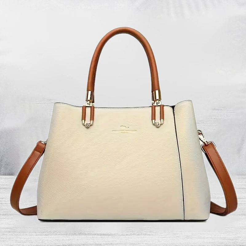 The New Patchwork Design Light Luxury Handbag, Simple Versatile, Women’s Large-capacity Bag, Shoulder Bag